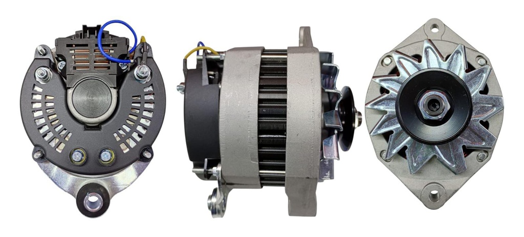 ALTERNADOR RENAULT 9 RENAULT 19 INYECCION 12V 90AMP 2PINES P: 4PK T:VALEO V:EXT(GA652)