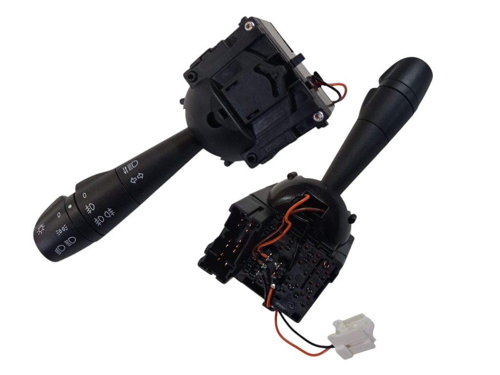 [65DL-5198] SWITCHE DE LUCES PALANCA RENAULT LOGAN, SANDERO, CAPTUR CLIO IV TRAFIC, 12 PINES, CON CONECTOR BLANCO