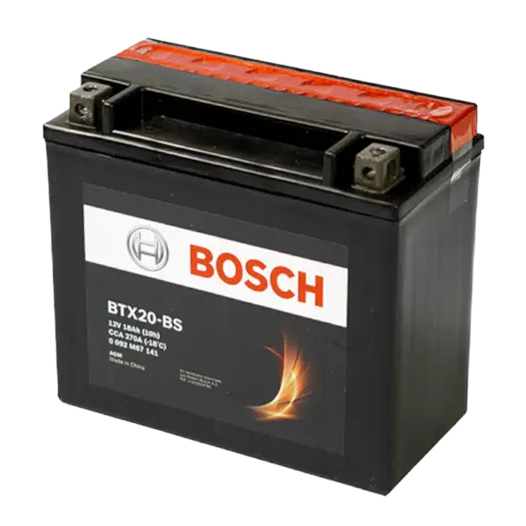 [BT0092M67141] BATERÍA BTX2O-BS  ATV-S, UTV-S, HARLEY DAVIDSON, KAWASAKI, POLARIS 12V/18AH/CCA 270A M6/GM 175*87*155MM MOTOCICLETA               
