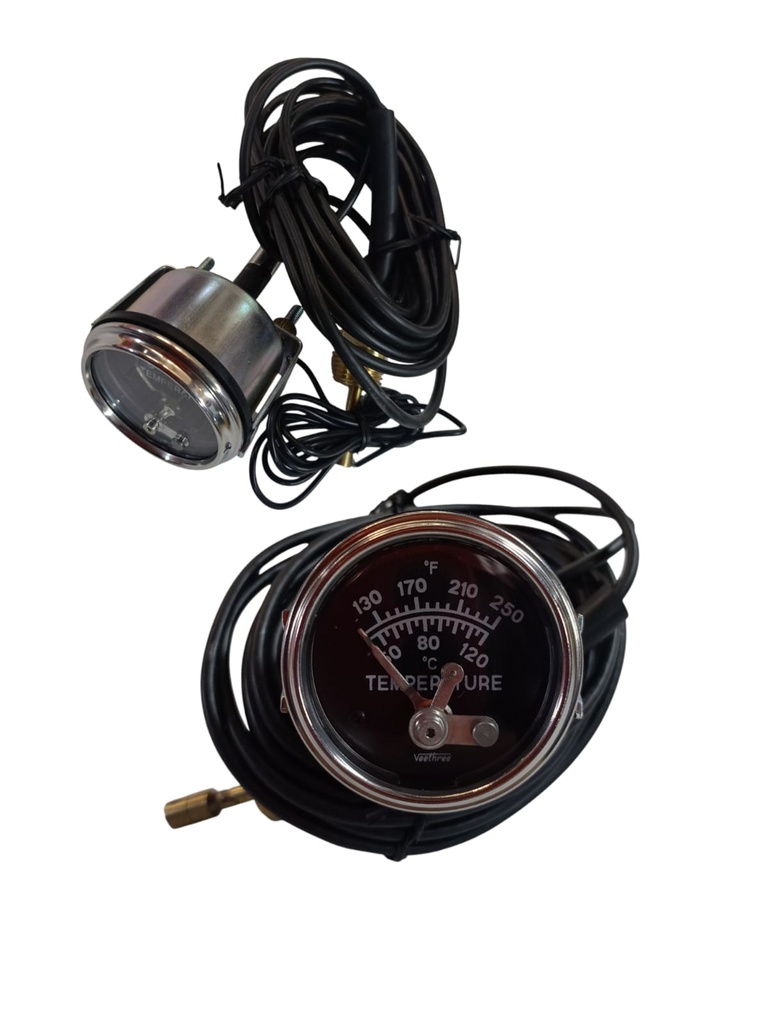 [16057682] MARCADOR TEMPERATURA AGUA MECANICO 200" 5.08M SISTEMA MORPHY ARO CROMADO 059167