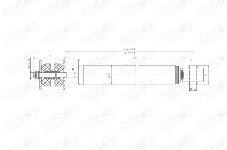 [7132150880] AMORTIGUADOR TRAS RENAULT KWID 1.0 2020-2023 