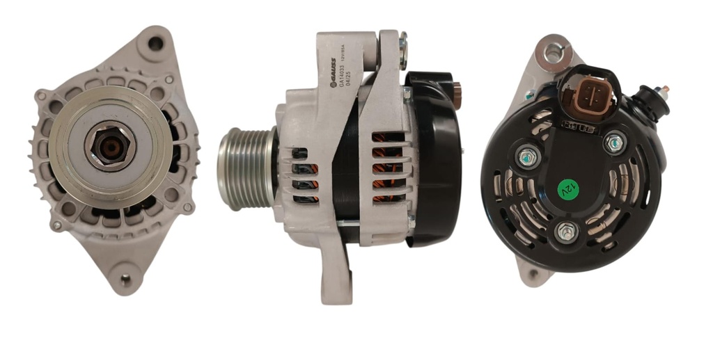 [34GA14033] ALTERNADOR TOYOTA HILUX 2.5 01-15 LANDCRUISER PRADO 3.0 02-09 VIGO 2.5 06-12 12V 85AMP CORONA EN VARILLA 4PINES P:7PK T:DENSO V:INT(GA142)