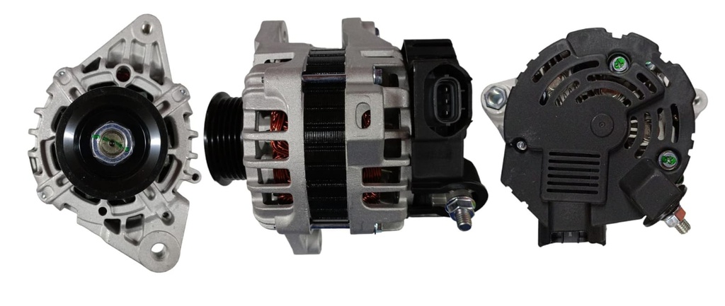 [34GA13193] ALTERNADOR KIA PICANTO ION 120CC 12V 80AMP 3PINES P:6PK T:VALEO V:INT