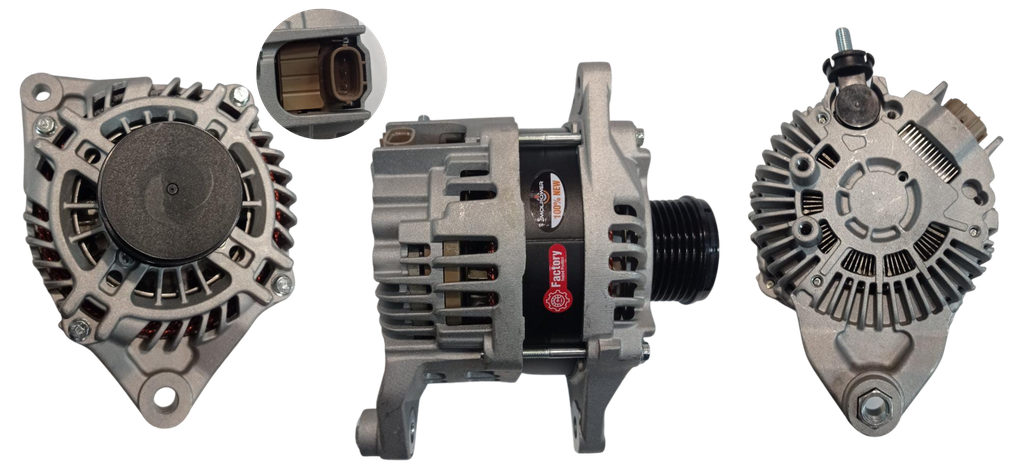[34GA15063] ALTERNADOR HYUNDAI H1 2.5 2010 12V 155AMP 3PINES P:7PK T:MITSUBISHI