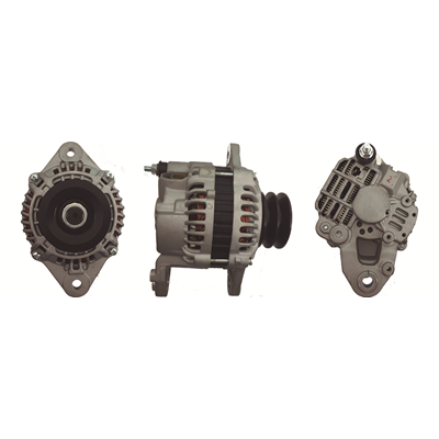 [34GA15131] ALTERNADOR 4D31 FUSO Y ADAPTACIONES 12V 80AMP FOOT A FOOT 80MM 2PINES P: 2V T:MITSUBISHI V:INT(GA797)