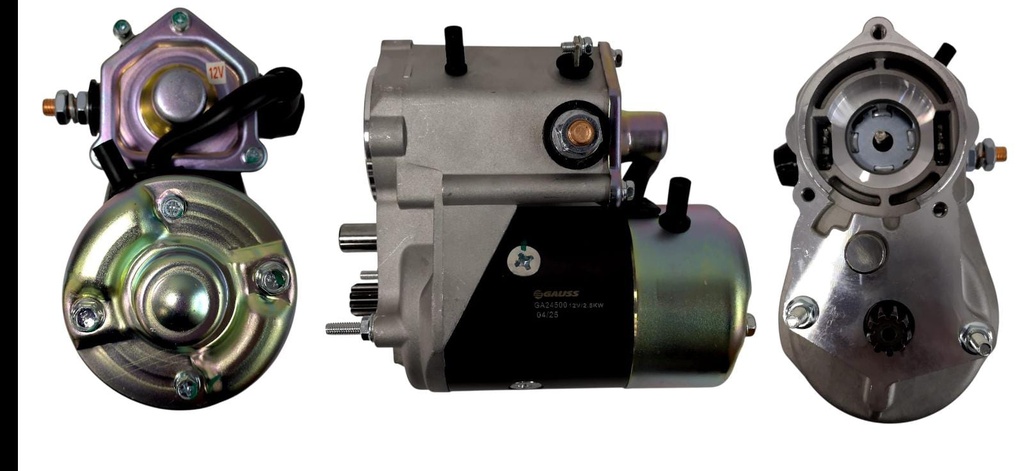 [34GA24500] ARRANQUE NIPONDENSO SIN CHOROTE UNIVERSAL HINO NPR CUMMINS DELTA PERKINS RELACIONADO 12V T13 3.5KW S:HORARIO