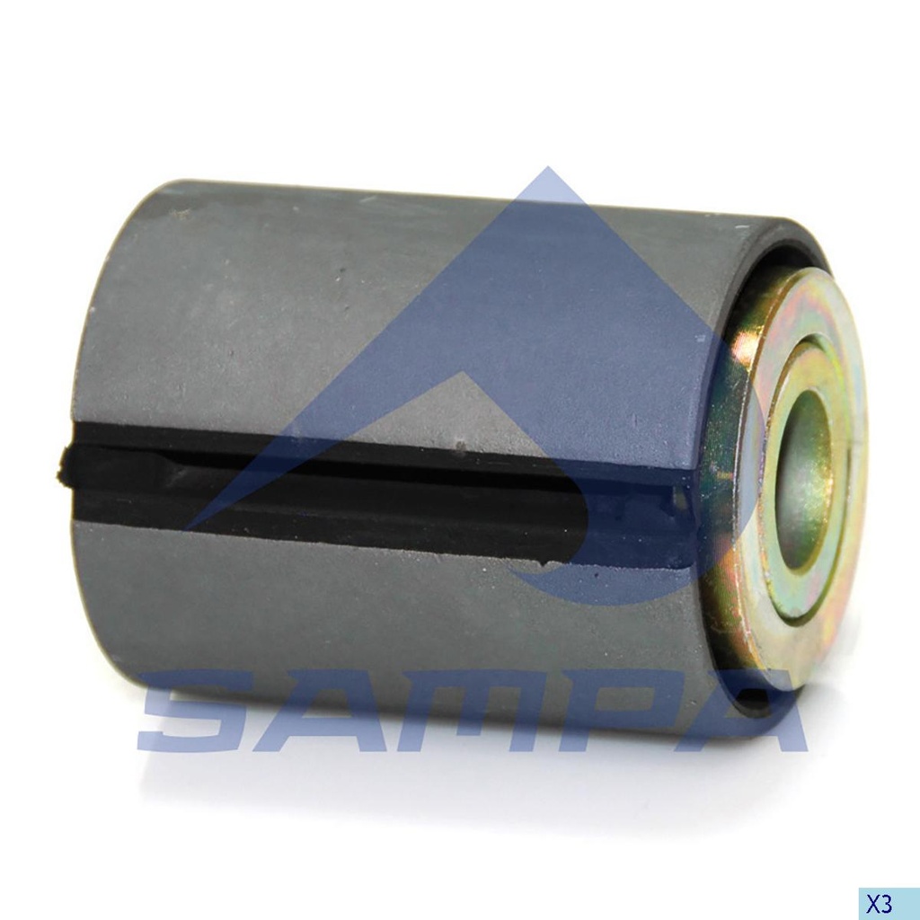 [66020.029] BUJE METALICO MUELLE MAN SCHAMAN SINOTRUCK D: 24 X 70 X 95MM OEM 81437220061
