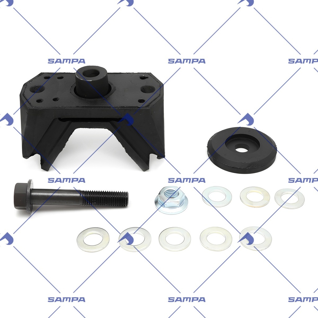 [66504.221] SOPORTE MOTOR TRASERO INTERNATIONAL 7600 COMPLETO