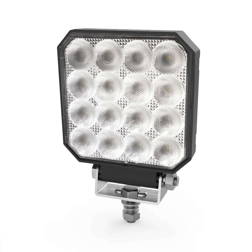 LÁMPARA CUADRADA 16 LEDS 2300 LUMENS 12-24V 