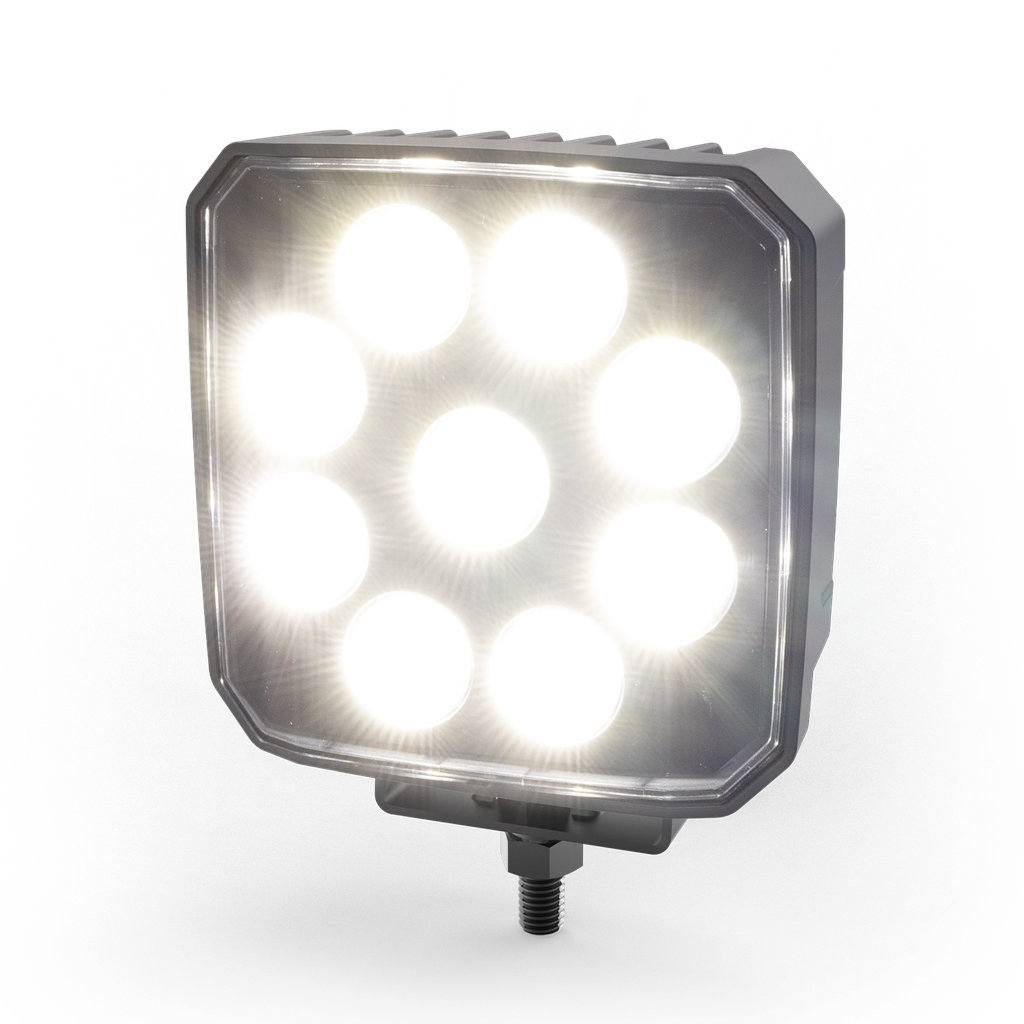 [EC-E92006H] LÁMPARA CUADRADA 9 LEDS 2300 LUMENS 12-24V ANGUL EXTENDIDO
