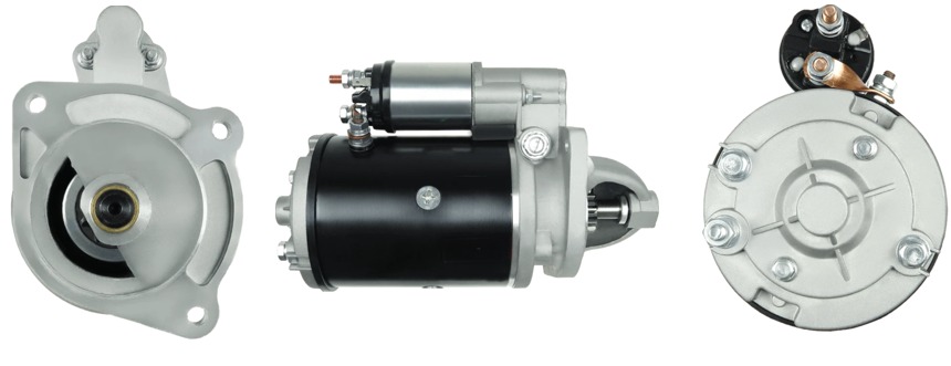 [2626211] ARRANQUE FORD 5000, 12V, 10 DIENTES, 3 HUECOS, TIPO LUCAS PERKINS.