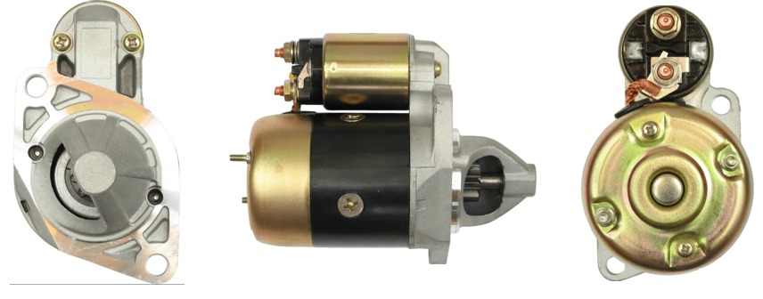 [26B301-18-400B] ARRANQUE FORD FESTIVA 12V, 8 DIENTES, 2 HUECOS, TIPO MISTSUBISHI, GIRO IZQUIERDO.