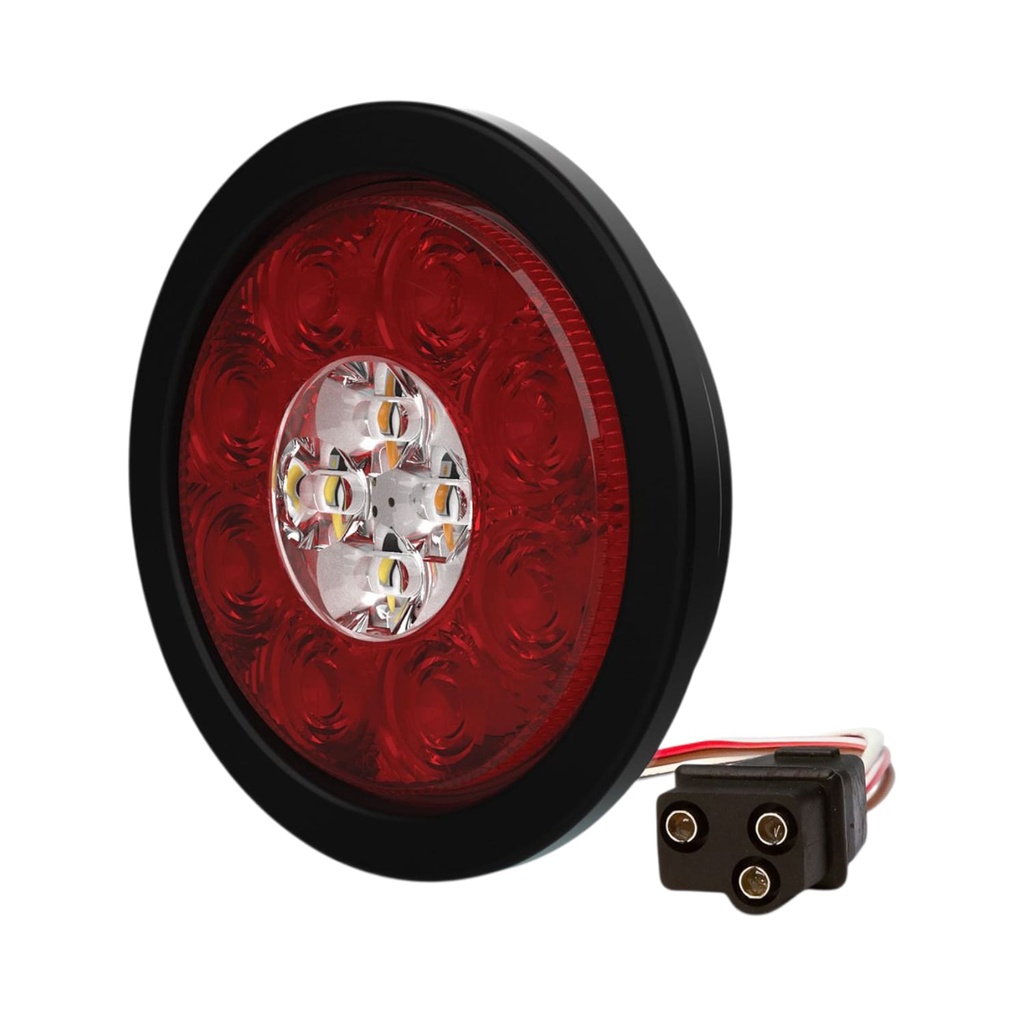 LÁMPARA 4 COMBINADA STOP DIRECCIONAL REVERSA Y LUZ ADVERTENCIA 12-24V