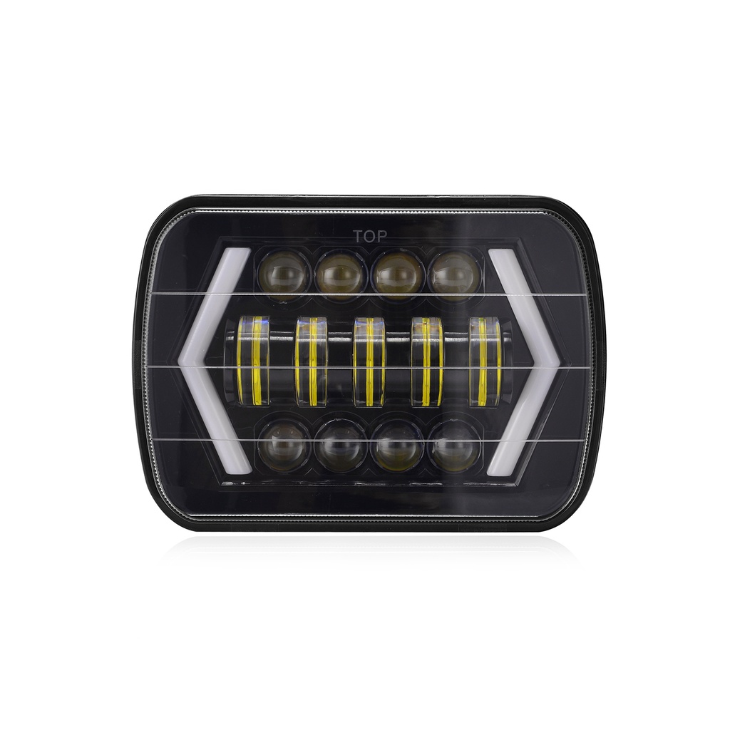 [LDS7REC-0105] FAROLA 6052 INTERNATIONAL 7" LED 65W 10-30V 3000LM LARGO ALCANCE CON ALTA-BAJA 200X140X65MM