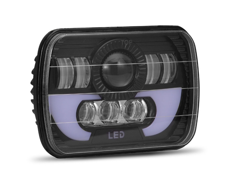 FAROLA 6052 INTERNATIONAL 7" LED 45W 10-30V 2700LM LARGO ALCANCE CON ALTA-BAJA 200X140X74MM OJO DE DIABLO