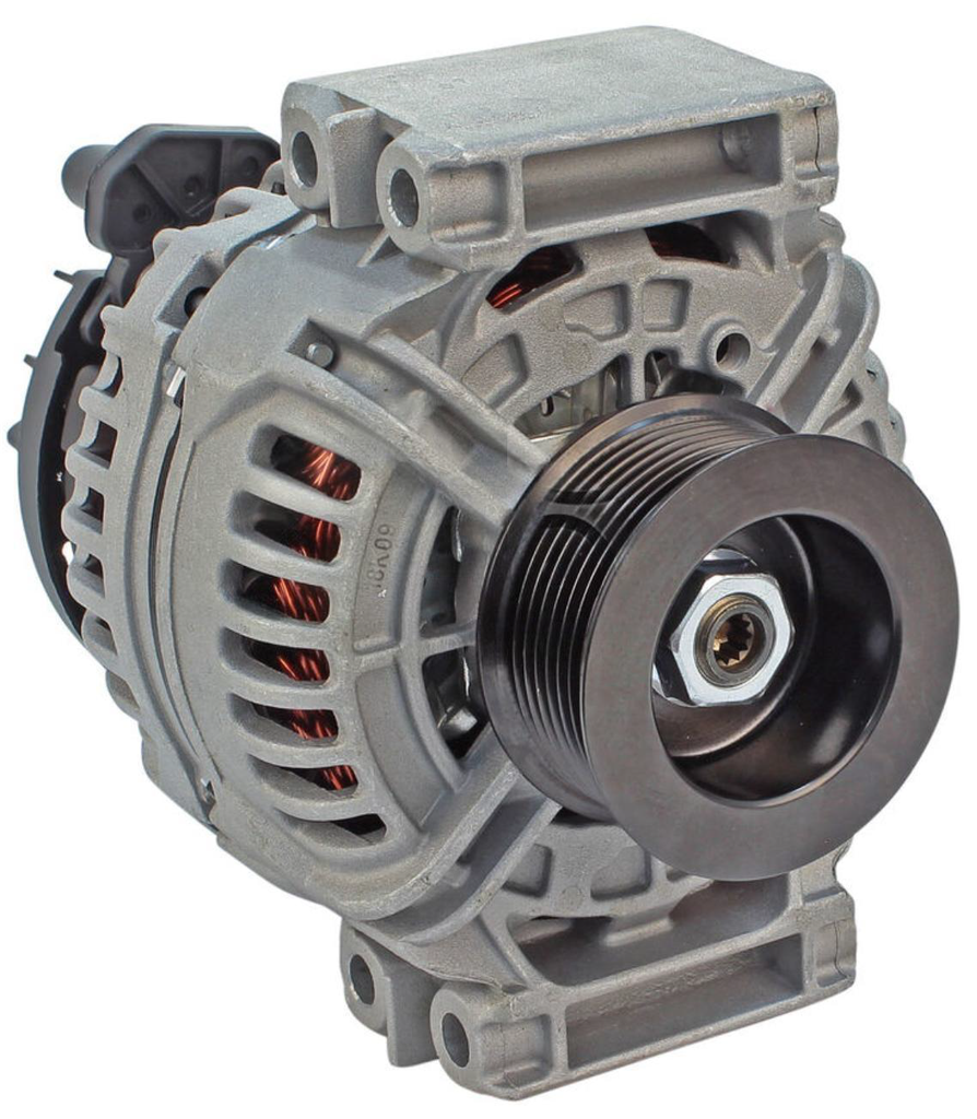 ALTERNADOR SCANIA BUSES Y CAMIONES TRANSPORTE MASIVO 24V 90AMP BASE SUPERIOR E INFERIOR CON 2 HUECOS P: 8PK T:BOSCH V:INT(GA298)