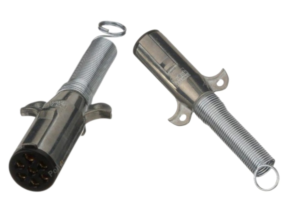 SWITCH LUCES 7 VIAS TRAILER C/RESORTE MACHO 6-28V 40A TAIW