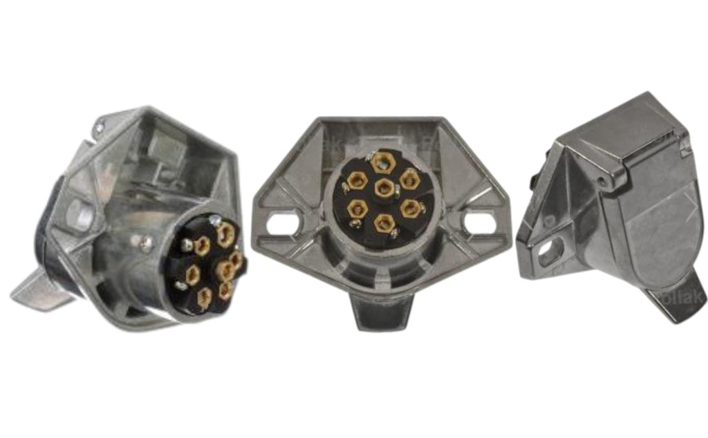 SWITCH LUCES 7VIAS TRAILER TAPA HEMBRA ENCH PLUG ABIER TAIW