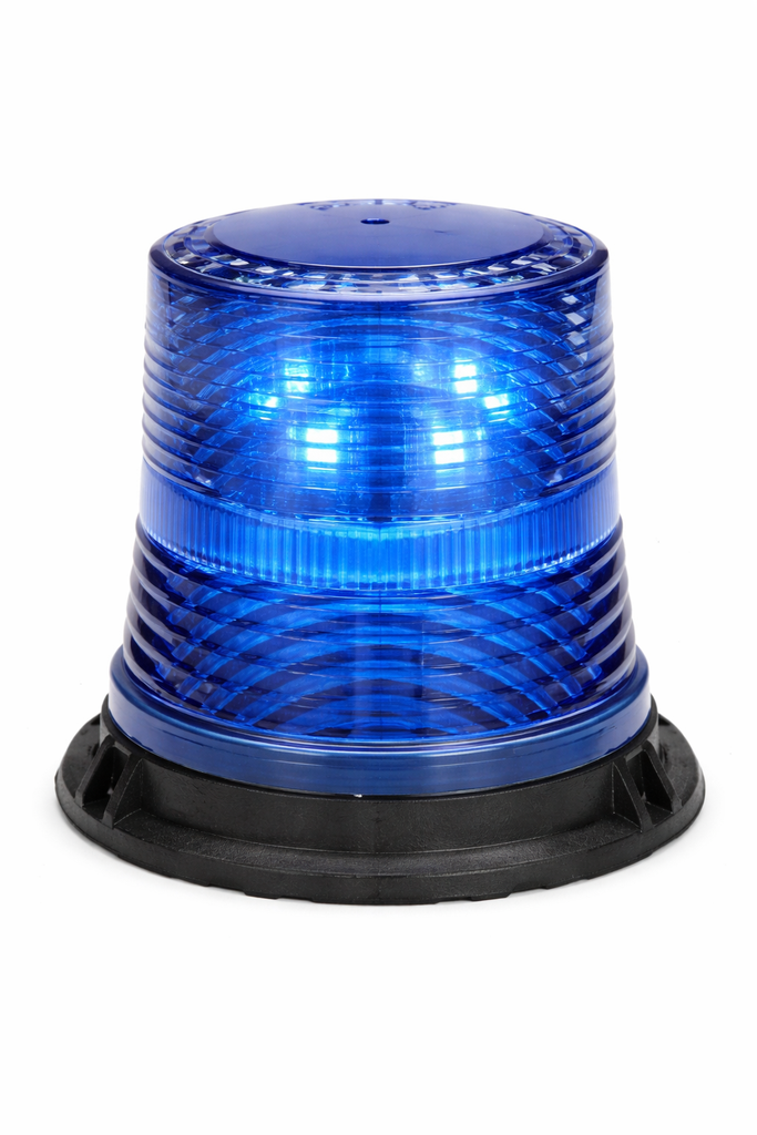 [98357960101] BALIZA MEGA (LICUADORA) LED 12-24V DOBLE DESTELLO COLOR AZUL