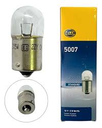 BOMBILLO MINIATURA 67 BA15S R5W 12V 5W LUZ TABLERO STD CAJA X 10 1987302816 5007 GL0067 12814