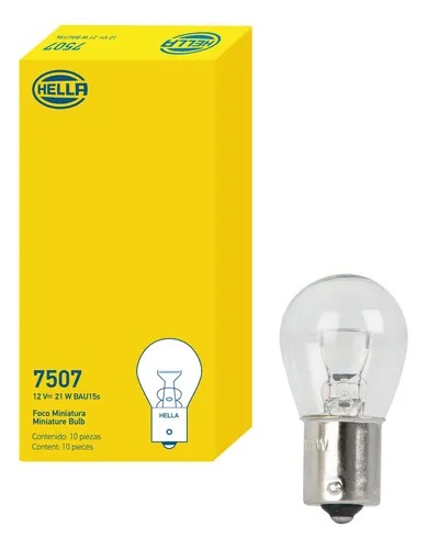 [986841141] BOMBILLO MINIATURA  7507/PY21W 12V 21W BAU15S S8