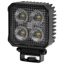 EXPLORADORA DE TRABAJO LED TS1700 LED CUADRADO - CABLE EXTREMOS ABIERTOS CORTO ALCANCE 12V / 24V 24W 1700LM TAMAÑO 70MM X 95MM / 2.75" X 3.74" 5700K IP6K9K / IP6K7 X UND