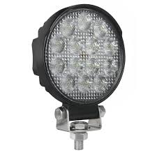 EXPLORADORA LED 2000 LM 12-24V REDONDA AMBAR 14 LED CORTO ALCANCE 3000K