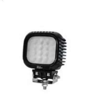 [98357109031] EXPLORADORA LED 3000 LM 12-24V CUADRADRA LARGO ALCANCE 6000K CONECTOR DEUTSCH BLANCO/AMBAR