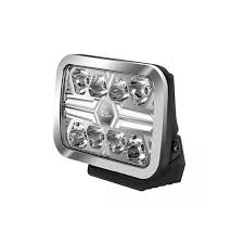 [98357199081] EXPLORADORA LED 9" 12-24V LUZ DE CARRETERA RECTANGULAR 6000K 2600LM BLANCO/AMBAR CARCASA CROMADA 