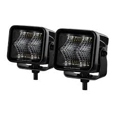 [98358176801] EXPLORADORA AUXILIARES LED BLACK MAGIC EDGELESS CUADRADA LED 12V / 24V 5700K ECE R10 X UNIDAD