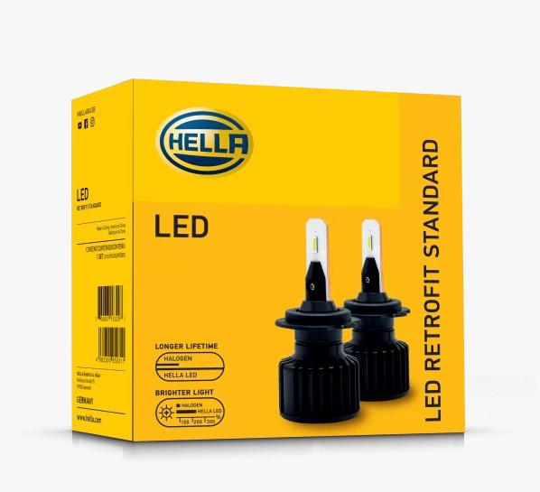 [98358450001] BOMBILLO LED RETROFIT STD H7 PX26D 12V/24V 18W - 6000K LUZ BLANCA SET X 2