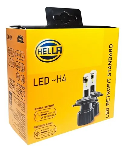 [98358450031] BOMBILLO LED RETROFIT STD H4 P43T 12V/24V 18W - 6000K LUZ BLANCA SET X 2