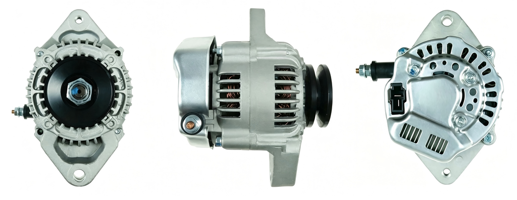 [62110211-4120] ALTERNADOR DAIHATSU 12V 45AMP 2 OREJAS PEQUEÑAS PARA TORNILLOS DE AJUSTE 2PINES P: 1V T:NIPONDENSO V:INT(GA870 GA1251IN254)