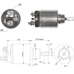 [02ZM-777] AUTOMATICO RENAULT R9 R19 CHEVROLET MONZA DOBLE BOBINA VOLVO