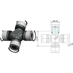 [543500201] CRUCETA CARDAN TOYOTA MV