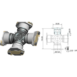 [543500700] CRUCETA CARDAN P-900 ADAPTACION