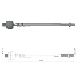 [51ZM-17011677] TERMINAL AXIAL MAZDA 323 86 03 DERECHA-IZQUIERDA