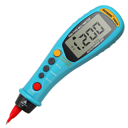 [04DM800] MULTIMETRO DIGITAL PORTATIL DE MANO FORMA DE BOLIGRAFO VOLTAJE RESISTENCIA PANTALLA LCD DE 6000 RECUENTOS Y UNA RETROILUMINACION