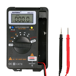 [04DMMINI] MULTIMETRO DIGITAL DMMINI PORTATIL DE BOLSILLO (AC/DC, CAPACITANCIA, TEST DE DIODO Y CONTINUIDAD) MOTOCICLETA 