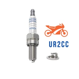 [ID0242060501] BUJIA UR2CC SUZUKI GIXXER PULSAR NS200 LATERALES APACHE 200 YAMAHA FZ MT KTM