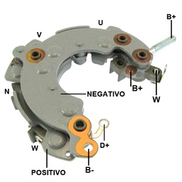 [07GA1316] RECTIFICADOR HINO CATERPILLAR 50AMP 8X35A 50AMP 021580-5350