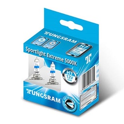 [1558520SUP] BOMBILLO HALOGENO H7 PX26D 12V 55W FARO SPORTLIGHT 5000K + 40% MAS LUZ PREMIUM DUOPACK CAJA 62210CBA GL20