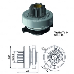 [858538102] BENDIX RENAULT KANGOO CLIO Y TWINGO 9D