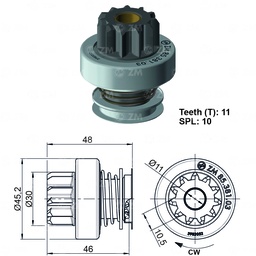 [858538103] BENDIX RENAULT DUSTER MEGANE III SCENIC III OROCH 11D