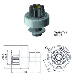 [858539101] BENDIX HYUNDAI ACCENT ATOS GETZ KIA CERATO SEPIA