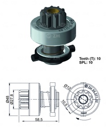 [858557102] BENDIX FIAT UNO MERCEDES BENZ ARRQ BOSCH RENAULT-19 10D