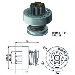 [858557104] BENDIX FIAT NUEVO RENAULT MEGANE DUSTER T-9