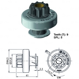 [858559002] BENDIX RENAULT TWINGO Y CLIO VALEO 9D