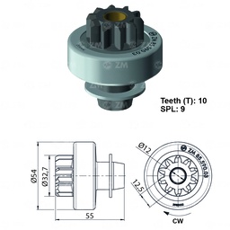 [858559003] BENDIX H100 HI MN KIA PREGIO PIÑ 32.18M 10D