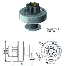 [858559009] BENDIX RENAULT SYMBOL CITYUS 8D